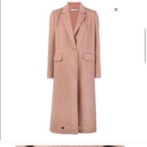 Vince Single Button Longline Coat